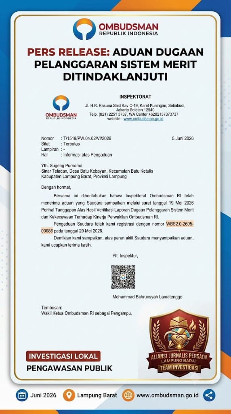 Kawal Transparansi Merit System, DPD & DPC Siap Ambil Surat Balasan Inspektorat Ombudsman RI