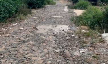 Jalan Utama Pemangku Talang Kinjar Rusak Parah, Warga Harapkan Perhatian Pemkab Lampung Barat