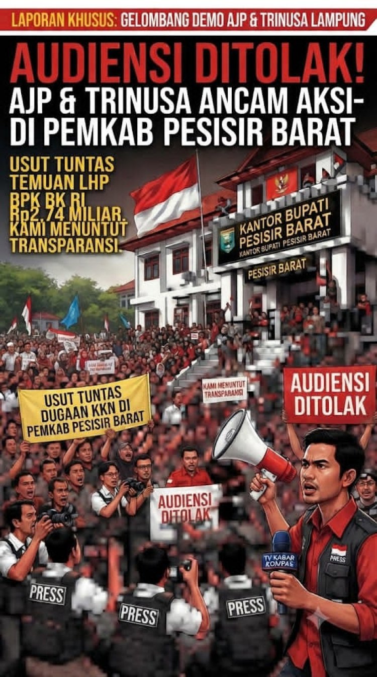 AJP dan LSM Trinusa Konsolidasi Aksi Massa Imbas Audiensi LHP BPK Batal Terwujud