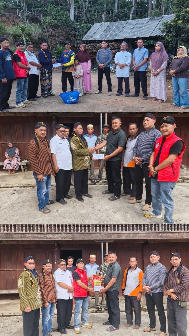 Ringankan Beban Korban Kebakaran, Pujakesuma Lampung Barat Serahkan Bantuan Pangan hingga Uang Tunai