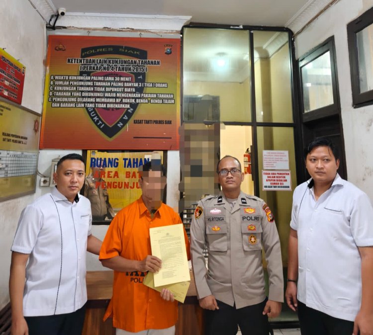 Polres Siak Ungkap Dugaan Korupsi APBKam Rp. 404 Juta, Mantan Penghulu Rawa Mekar Jaya Ditahan